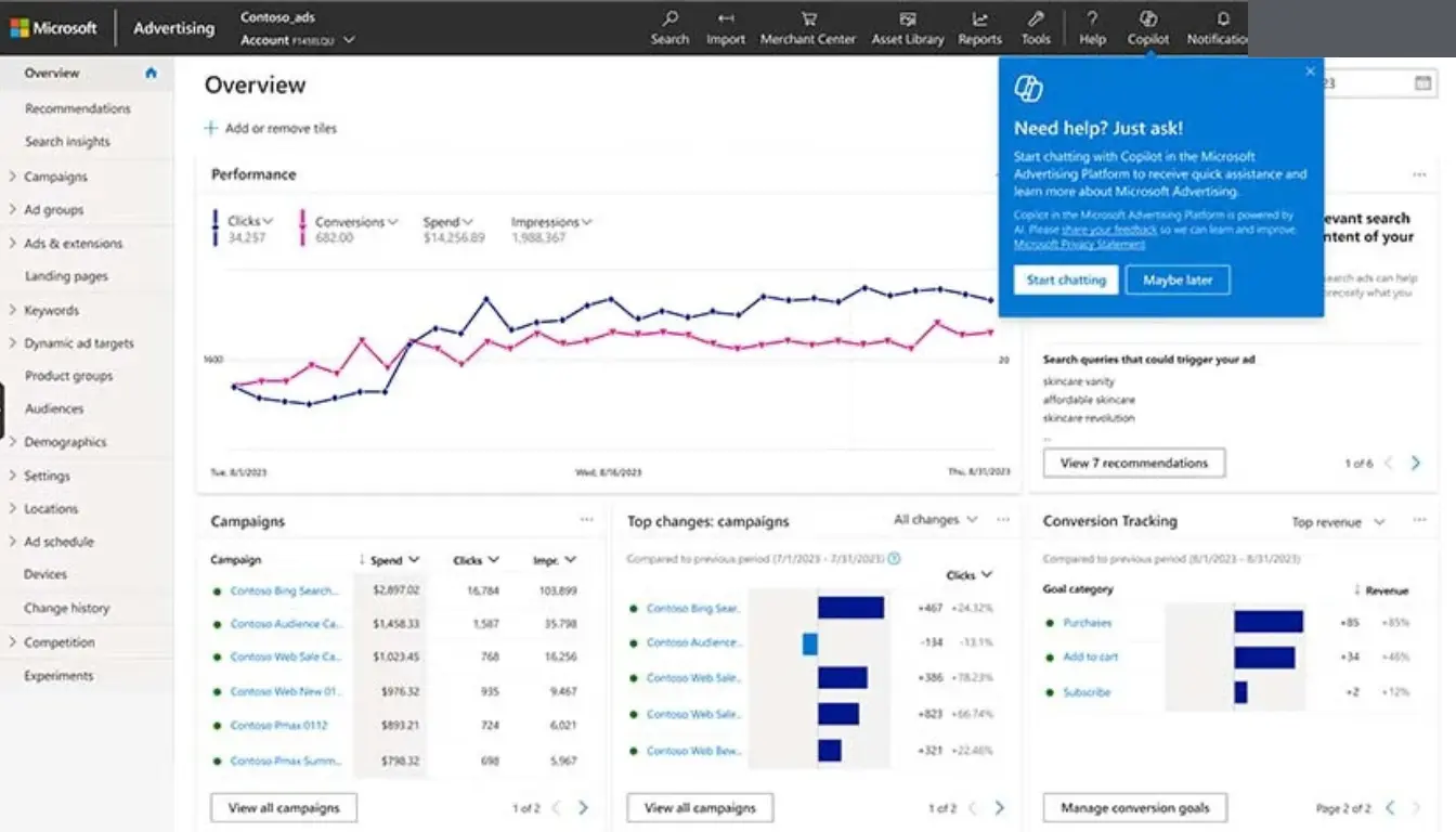 Microsoft Ads lancaster
